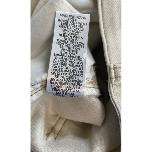 Democracy "Ab" Solution Tan High Rise Denim Shorts Womens Size 10 - Picture 10 of 11